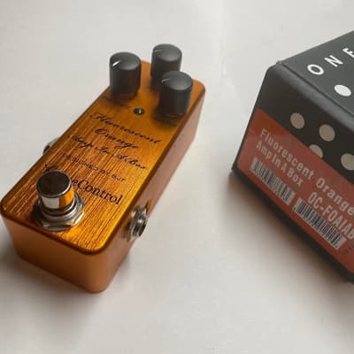 One Control Fluorescent Orange Amp in a Box 2010s - Orange for sale