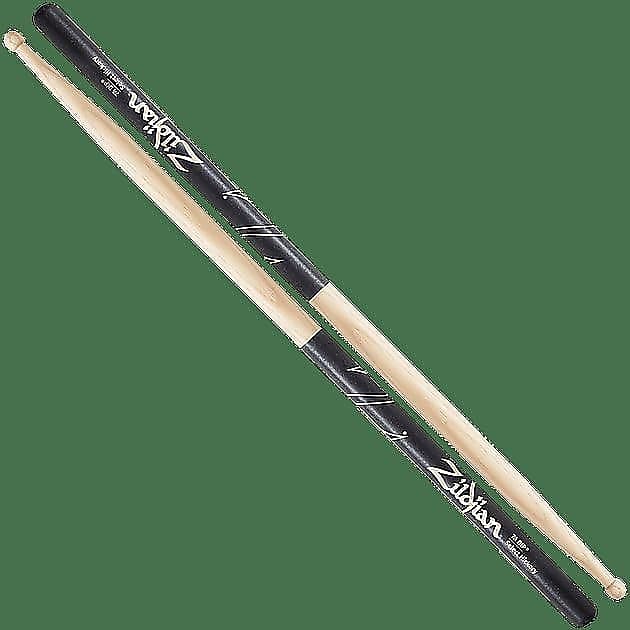 Zildjian Z7AD 7A Wood Tip Black DIP (Pair) Drum Sticks image 1