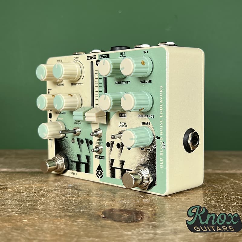 Old Blood Noise Endeavors Float Dual Moving Filter 2022 - Present - Cream /  Mint Graphic | Reverb