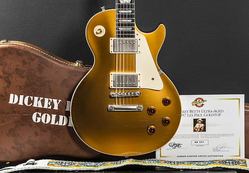 Gibson Custom Shop Dickey Betts "Goldie" Ultra-Aged '57 Les Paul Goldtop (Murphy Aged) 2001 - 2003 image 3