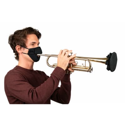 Gator Cases Small-Size Wind Instrument Double-Layer Face Mask - GBOM-SMALLBK image 9