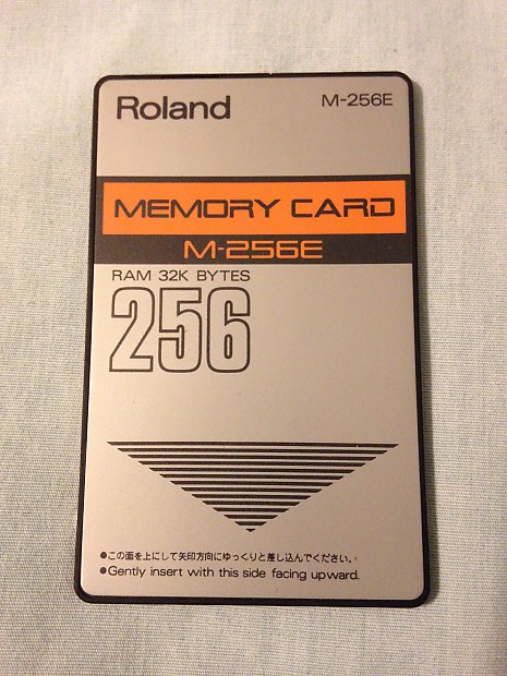 Roland M256E Memory Card | Reverb