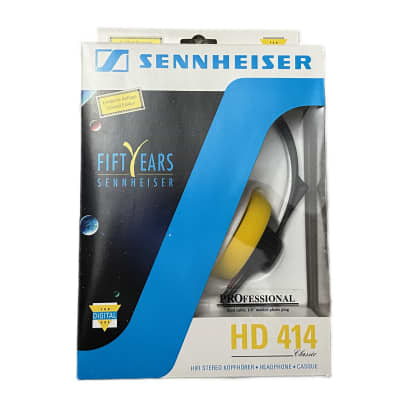 Sennheiser HD 414 (50th Anniversary) 1995 - Black / Yellow