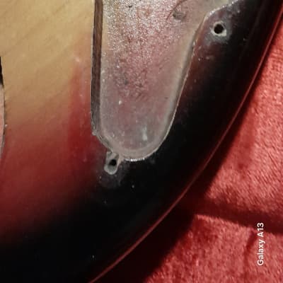 Fender Stratocaster 1963 Body sunburst factory refin image 8