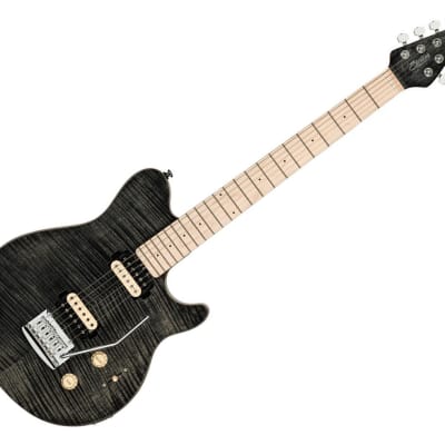 Sterling by Music Man Axis AX3 Flame Maple - Trans Black - Used for sale