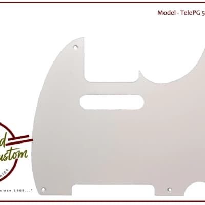 Allparts Pickguard for Telecaster 1-Ply 5-hole White for sale