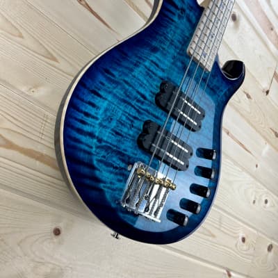 PRS Paul Reed Smith Gary Grainger 4 String Flame Maple Top Cobalt Blue NEW! #4499 image 6