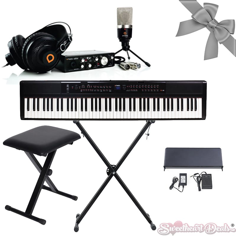 Artesia Pro A-61 BK 61-note Portable Digital Piano - Black