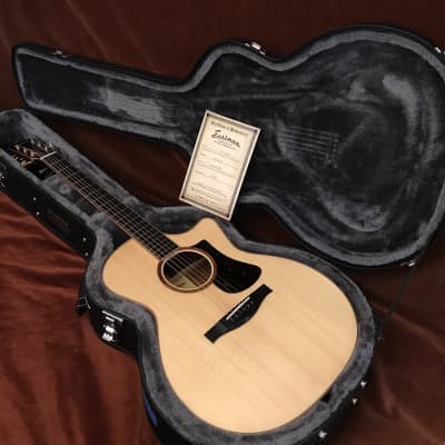 Eastman AC522CE Cutaway Grand Auditorium Acoustic Electric Natural w/ Hard Case image 1