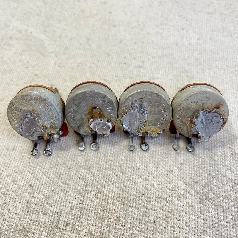 新しいエルメス Vintage Gibson CTS 500K Potentiometers Pots Switchcraft Jack アンティーク雑貨