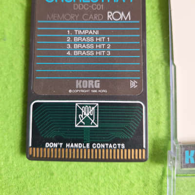 Korg DDC ROM Cards (8 x) for DDD-1 and DDD-5 - PRICE IS PER CARD ! image 19