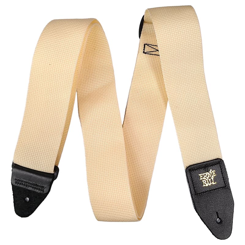 1 Cream/Soft Neons Entwined Guitar Strap – The English Garden
