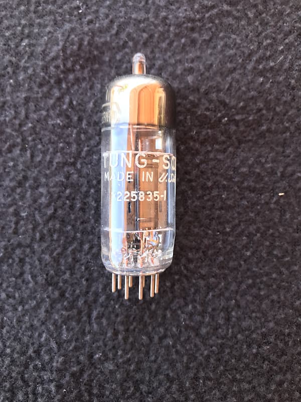 Vintage 12BH7A TUNG-SOL Tube Made in USA TESTED strong Dyna