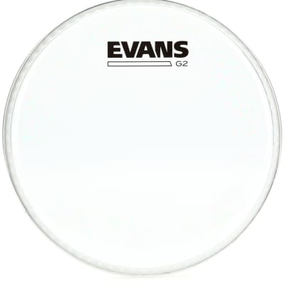 Evans G2 Clear Drumhead - 8 inch  Bundle with Evans G1 Clear Drumhead - 8 inch image 2