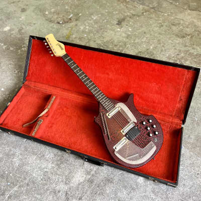 Jerry Jones Electric sitar guitar original vintage Danelectro coral for sale