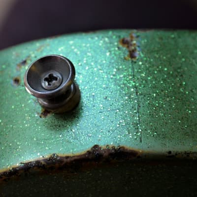 American Fender Telecaster Custom  Heavy Relic Green Sparkle image 21