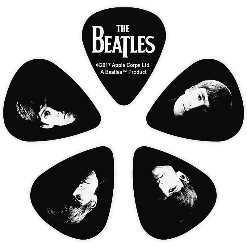 D'addario Accessories Beatles Guitar Picks, Meet the Beatles, 10 Pack, Heavy Gauge image 1