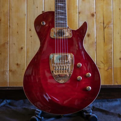Carparelli Pacifico SV Electric Guitar - Red Burst Flame *Showroom Condition. image 6