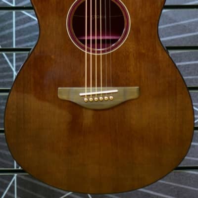 Yamaha STORIA III Concert Chocolate Brown Electro Acoustic Guitar image 6