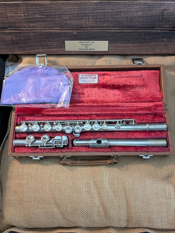 Vintage Artley Flute/Nogales/ w/Original Case and Display Reverb
