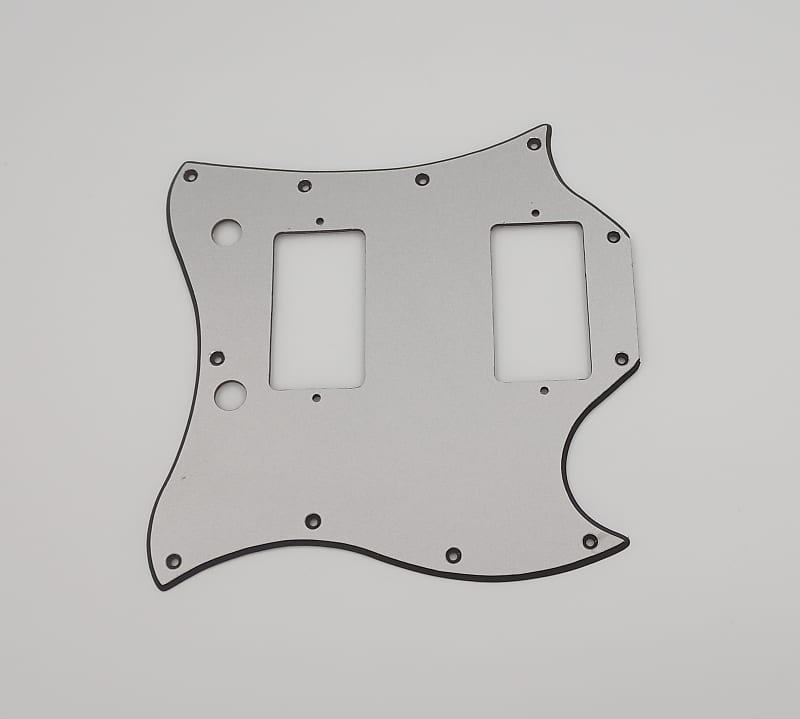 Silver Aluminium Pickguard For Gibson Sg Standard Guitar Reverb