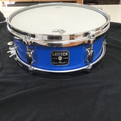 Gretsch USA Custom Signature Vinnie Colaiuta 4”X12” Snare Drum  Cobalt Blue image 1