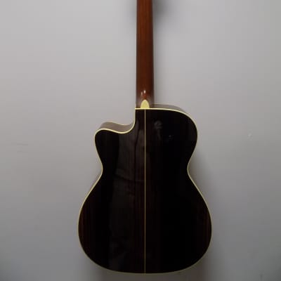 Alvarez FY70CE Yairi Standard Folk/OM Acoustic Electric Guitar w/ Case- Natural Gloss Finish image 5