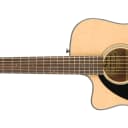 Fender CC-60SCE LH Left Handed Concert Size Acoustic Electric Cutaway Guitar