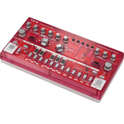 Behringer TD-3-SB Analog Bass Line Synthesizer - Strawberry