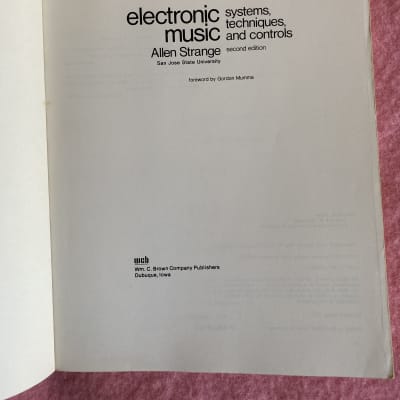 Electronic Music: Systems, Techniques, and Controls by Allen Strange image 3