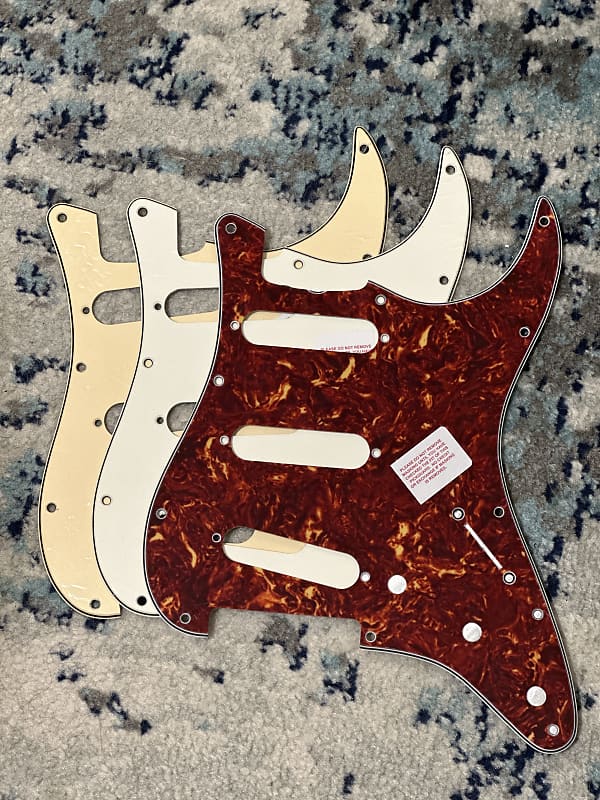 Stratocaster Reissue Pickguards Red Tortoise Cream And Reverb