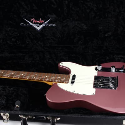 2008 Fender Custom Shop Custom Classic NOS Telecaster Burgundy Mist - Ash Body, FIGURED NECK, Rosewood Board, Rare Color image 25