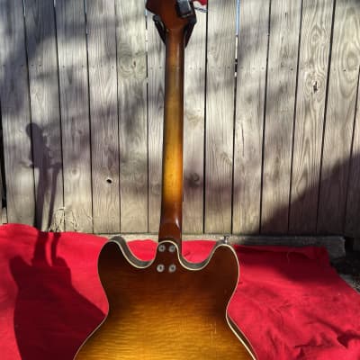 1966 Harmony H-27 Bass Guitar USA W/VIDEO image 16
