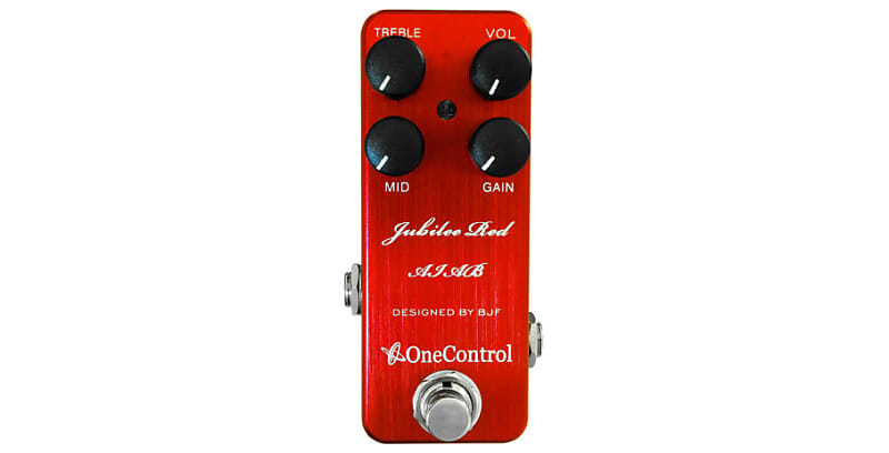 One Control Jubilee Red AIAB - Distortion / Amp-In-A-Box