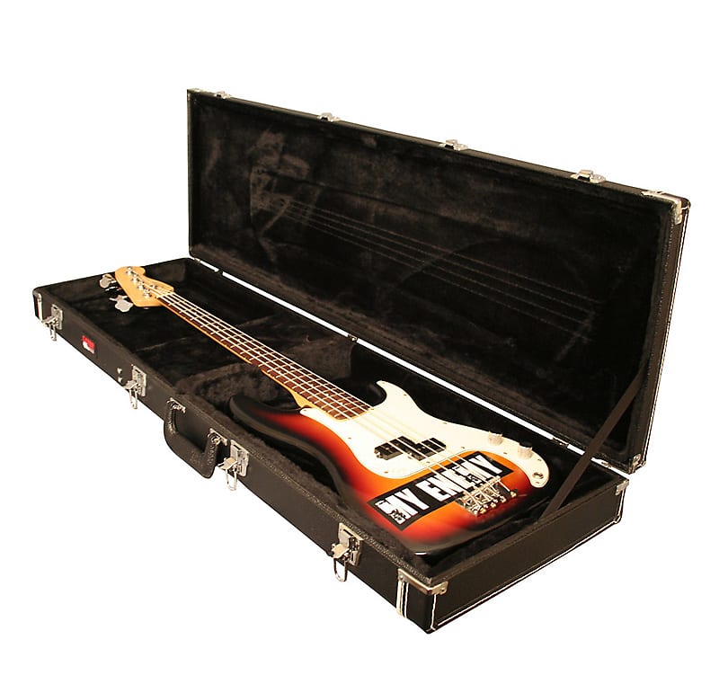 Gator Cases GW-BASS Bass Guitar Deluxe Wood Case image 1