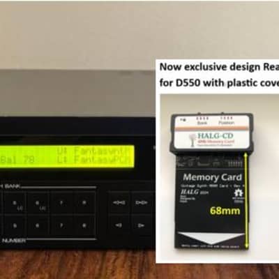 Roland D550 Memory Card with Original Patches 00-05 + 11 x 256MRAM