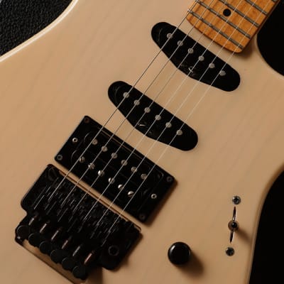 K.Nyui Custom Guitars Custom PST SSH 1987 - Trans Pink White image 2