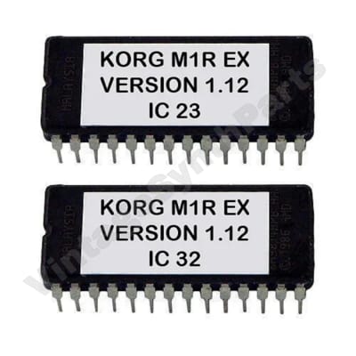 Korg M1REX OS Final OS revision v1.12 Eprom M1R EX Update Upgrade Firmware