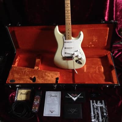 Fender Custom Shop '69 Closet Classic Stratocaster with Tele Headstock Olympic White Jimi Hendrix image 3