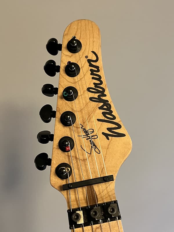 1996 Washburn MG810 Sammy Hagar Cabo Wabo guitar w ESP gig 1996 Washburn MG810 Sammy Hagar Cabo Wabo guitar w ESP gig