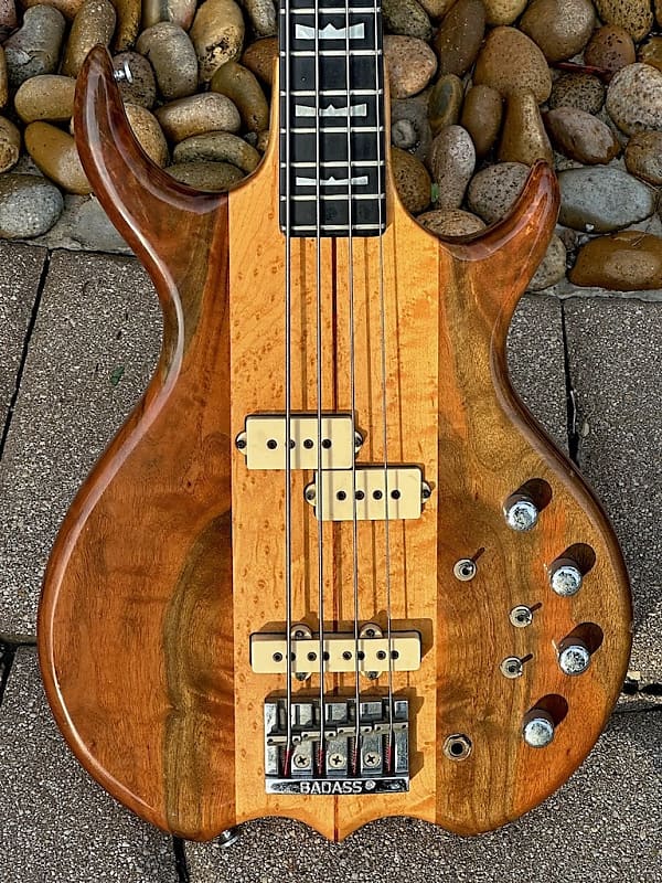 Kramer DMZ 6000B Bass 1980 - an absolute stunning Figured Walnut/Maple example that's just fiiiiine ! image 1