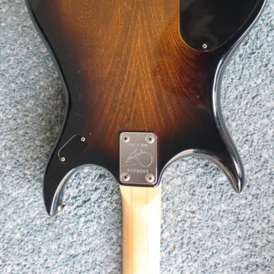 Vintage 1980s Vantage X-88 Electric Guitar Matsumoku MIJ Case Extremely Clean Brownburst image 7