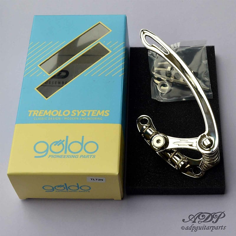 Nickel Les trem, TLT2N, Flat Arm Tremolo by Goldo | Reverb