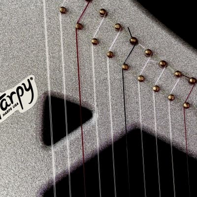 USED - 27 String Artemis Harpy - Electric-Acoustic Harp - Silver image 4