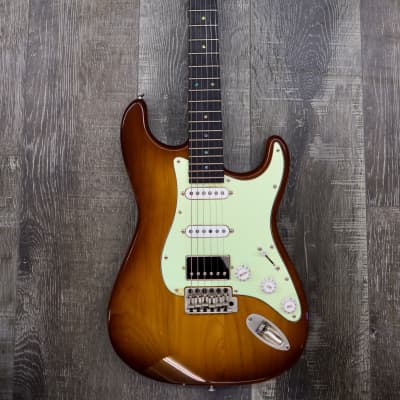 AIO S4 Electric Guitar - Sunburst (Mint Pickguard) for sale