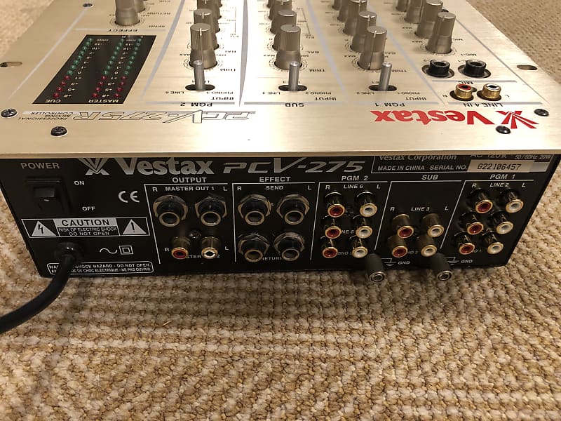 Rare Vestax PCV-275 Rotary DJ Mixer (Analog) | Reverb