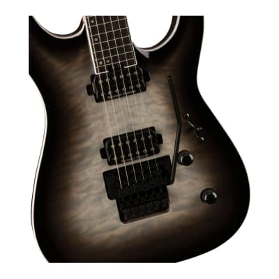 Jackson Pro Plus Series Dinky DKAQ 24-Frets 6-String Electric Guitar with Floyd Rose 1000 Series Double-Locking Tremolo (Right-Handed, Ghost Burst) image 4