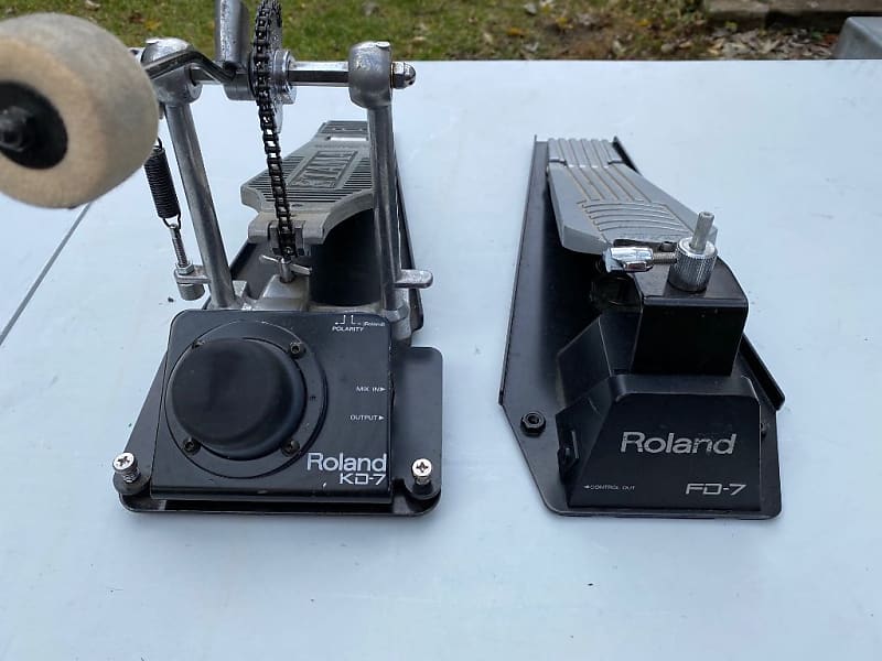 Roland FD-7 Hi Hat trigger pedal KD-7 Kick drum trigger pedal