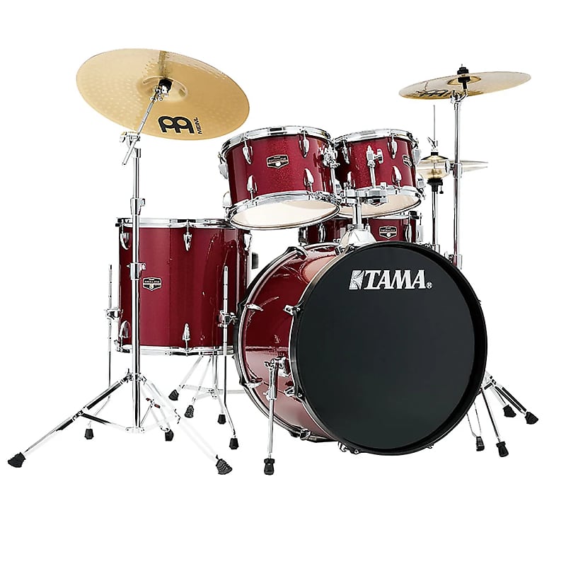 Tama IE52C Imperialstar 10 / 12 / 16 / 22 / 5x14" 5pc Drum Set with Meinl HCS Cymbals and Hardware Bild 1