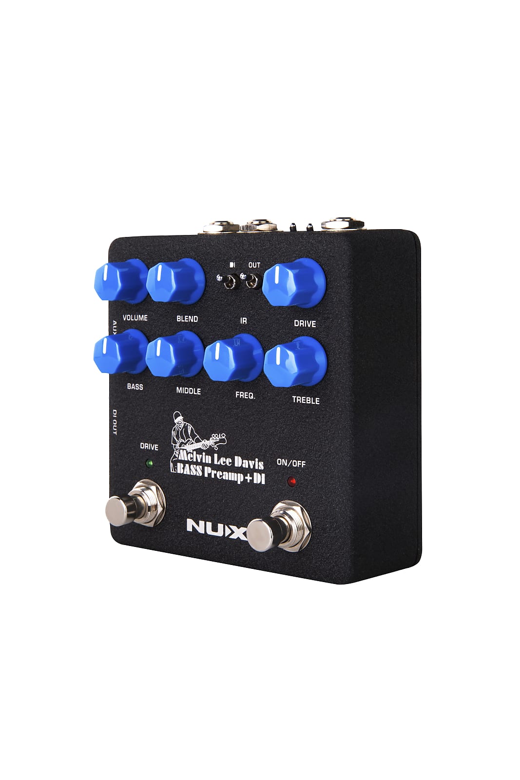 NuX NBP-5 Melvin Lee Davis Bass Preamp DI Verdugo Series Effects Pedal